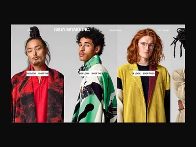 Issey Miyake — UX/UI Concept animation design minimal ui ux web website