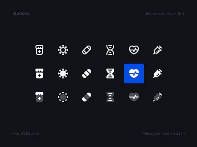 Universal Icon Set | 1986 high-quality vector icons 123done clean figma glyph icon icon design icon pack icon set icon system iconography icons interface minimalism symbol universal icon set user vector icons