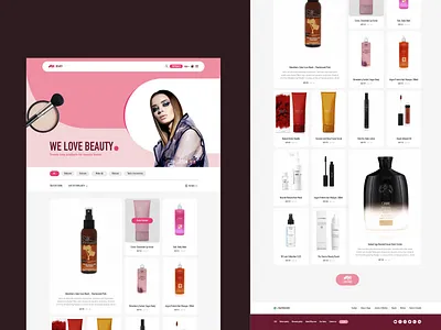 Ellaycom 3d animation beauty branding dark ui design ecommerce ellaycom female free ui kit george samuel graphic design illustration interaction landing page logo motion graphics perfum ui women