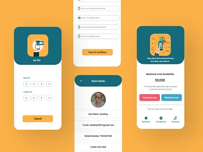 Digiloans branding design ui uimockups uiux userexperience userinterfacedesign ux