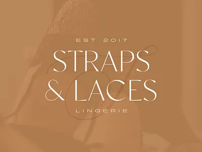 Straps & Laces — Brand Card 2 brand branding colour design identity lingerie logo underwear vector women
