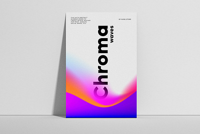 Chroma Grainy Gradient Waves branding design gradient gradients graphic design illustration logo photoshop ui vector waves