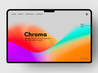 Chroma Grainy Gradient Waves branding color colorful design gradient gradients graphic design logo photoshop ui ux ux desing vector vivid