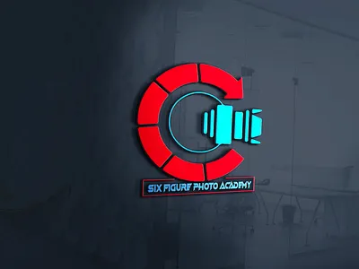 photography company logo 3d branding graphic design logo