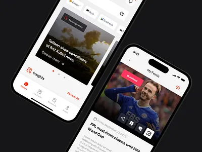 Daily news feeds article articles clean daily design feed minimal mobile mobileapp news newslatter newsletter read reading simple ui ux