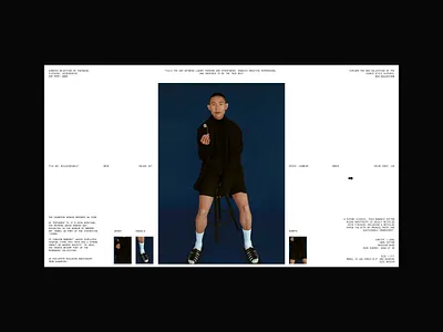 Issue 104 Modern e-commerce black e commerce layout minimal modern monospace product page typography ui uidesign ux web webdesign white