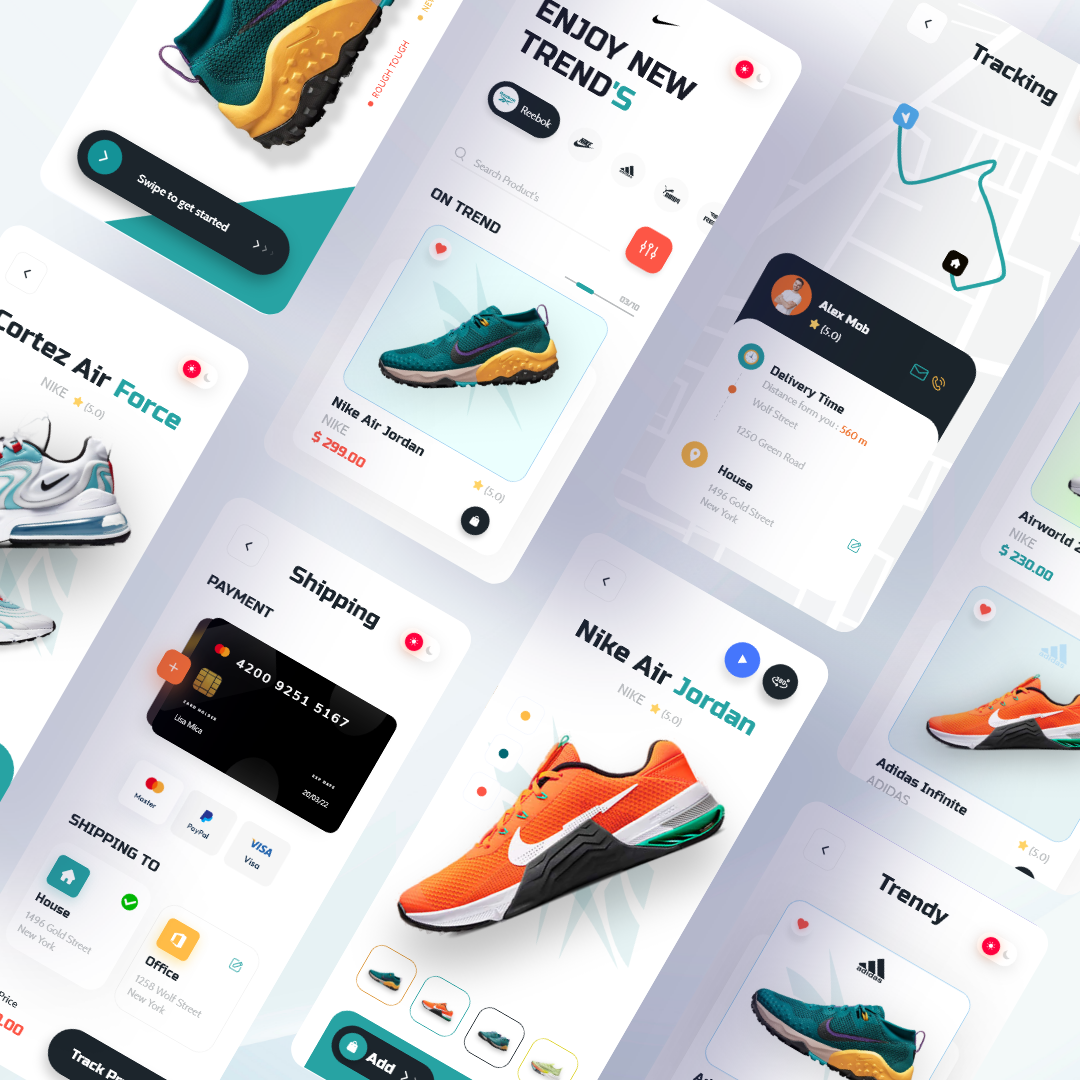 Shoe Store Mobile Application Design by Dotpixel Agency on Dribbble