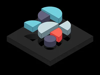 Isometric Shapes 3d adtech after effects animation branding illustration isometric loop looping motion design perspective shapes vector