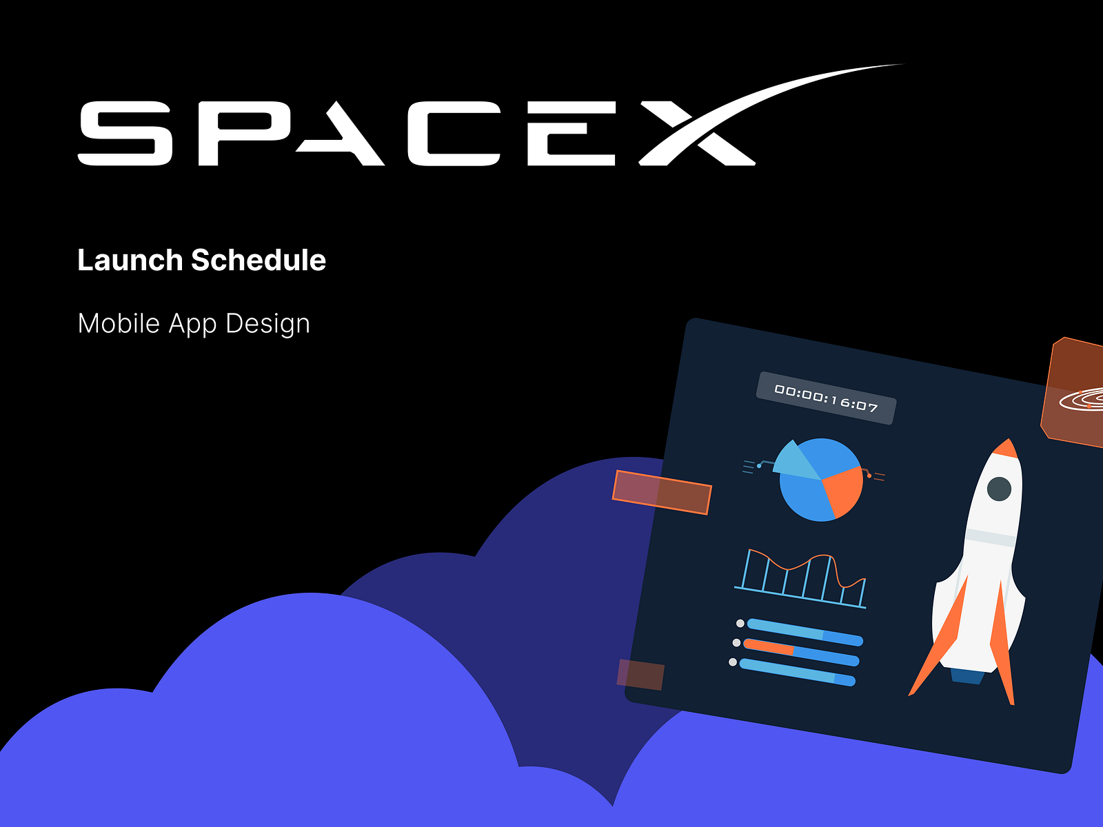 SpaceX Launch Schedule App Design by İlknur Püskül on Dribbble