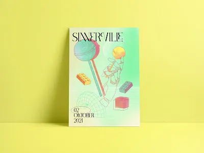 SinnerVille - Event Poster advertisement advertising illustration artwork branding design event poster event poster design graphic design illustration marketing marketing illustration poster posterdesign social media