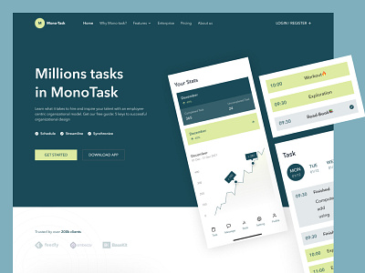 Task Organization Website design figma task ui uiux website