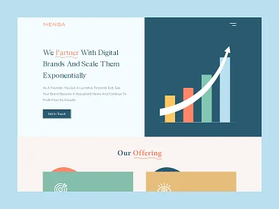 Mensa - House of Brands website Redesign! dailyui design digital brand building financial global brands graphic design growth illustration investment banker minimaldesign partner photoshop trending2022 ui uidesign uiux design studio userinterface ux venture capital website