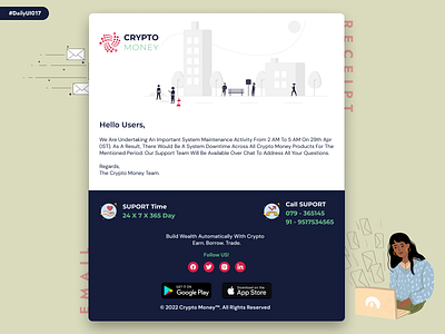 Email Receipt DailyUI 017 app design daily ui 017 daily ui 17 email email receipt landing page design mobile app design mobile app ui design mobile ui design product app design ui web ui design welcome email