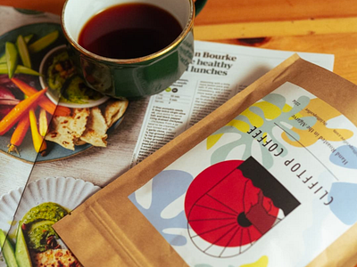 Clifftop Coffee - Branding advertising illustration authentic brand design brand identity brand pattern branding coffee design graphic design graphics illustration label logo logo design marketing pattern pattern design roaster social media social media marketing