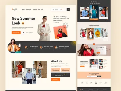 Fashion Website Design