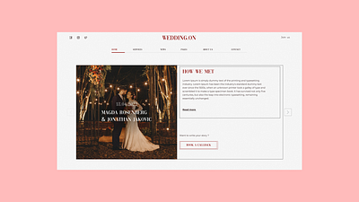 Wedding Website ceremony design newdesign newwebsite project trendingdesign ui uidesigner uiux uiuxdesign uiuxdesigner ux website websitedesign websitedesigner websiteuidesigner websiteuxdesigner wedding weddingwebsite weddingwebsitedesigner