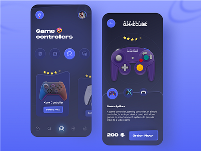 Game controller app store 🎮 appsotre controllers design designers dribbblers following gaming store popular store trending trendy ui uidesign uiux ux uxdesign