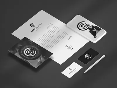 Cécile Cayon Photo / Corporate Identity art direction black white brand identity branding camera lens camera logo corporate identity graphic design graphiste freelance logo mockup photographer photographer logo print design stationaries