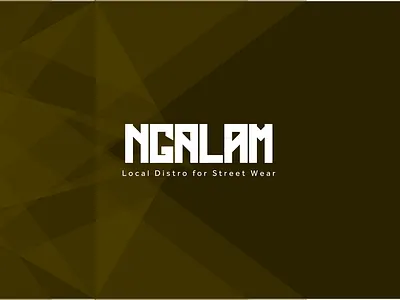 Ngalam Street Wear branding distro graphic design local logo street art