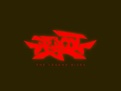 REBOOT komik logo design branding comic logo grafity logo street art