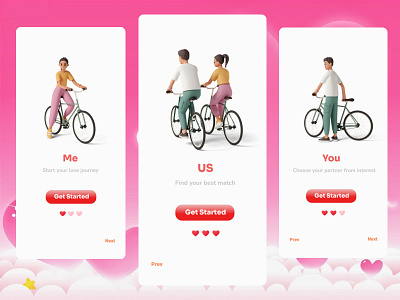 Splash Screen Datting Apps app branding datingapp design