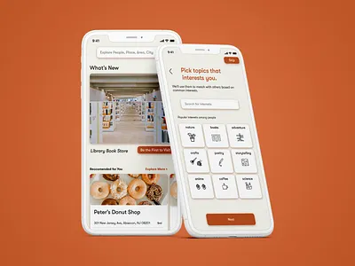 Orenda app design graphic design ui ux