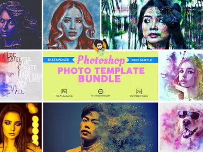 Photoshop Bundle designs, themes, templates and downloadable graphic ...