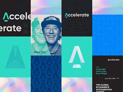 Accelerate Overview accelerate brand branding celebrity ecommerce event identity jimmy chin posters speakers