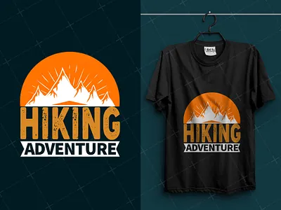 Hiking adventure t-shirt design tshirtshop
