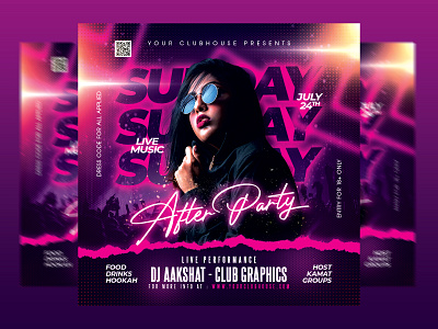 Night Club Flyer club club flyer club house club night dj electro night facebook flyer design flyer template girls night out holiday holidays instagram ladies night logo music night club night party party social media post