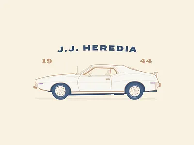Daddy's Javelin car classic illustration javelin vintage