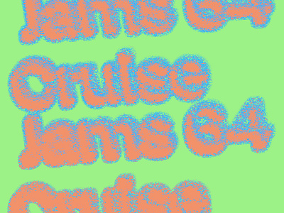 Cruise Jams 64 3d cruise green grunge nintendo playlist spotify texture typography