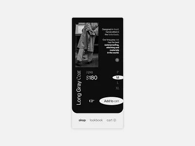 E-commerce shop 012 daily ui daily ui 012 dailyui dailyui 012 dailyui012 e commerce e commerce shop e commerce shop single item interface mobile single item ui uiux