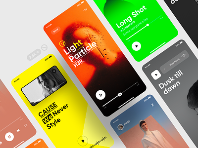 Music's Play app design ui 设计