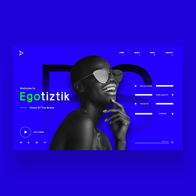 Egotiztik Website Ui Design Landing Page design digital art fashion design graphic design nft nft design photography product design ui ui design ux ux design web design