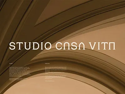 Studio Casa Vita Logo brand identity branding design logo logotype