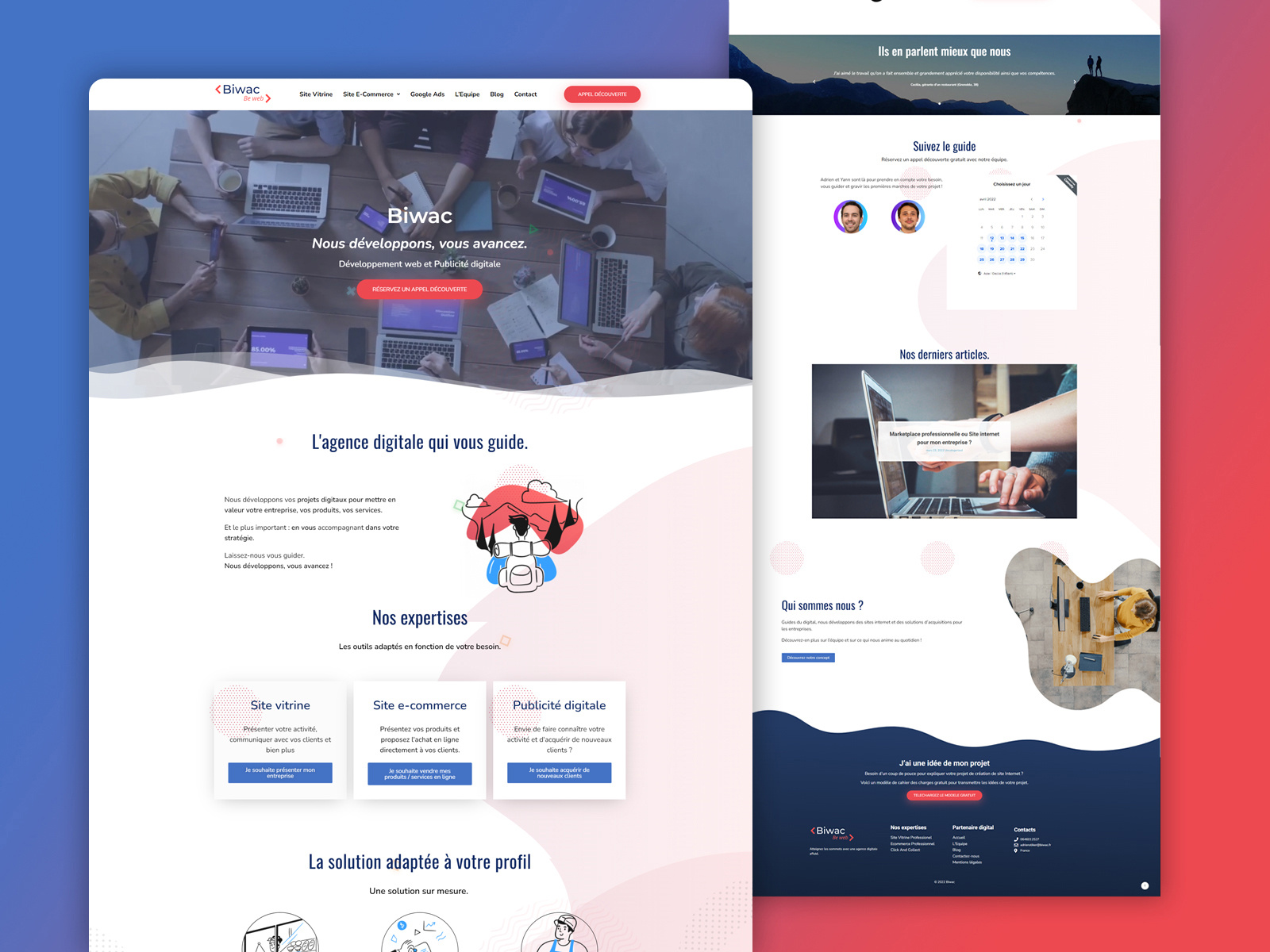 Example of Custom Word Press Website Design Services