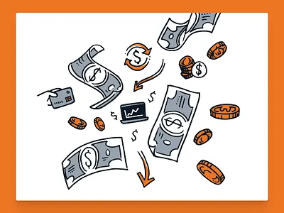 Cash Rules Everything Around... branding design illustration vector