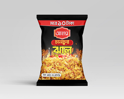 Jhal Chanachur branding graphic design label design packet design