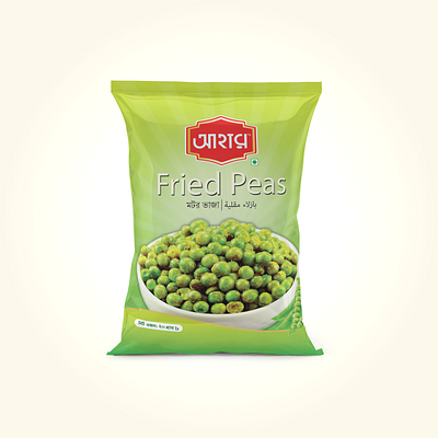Fried Peas eliasemon99 graphic design label esign packet design