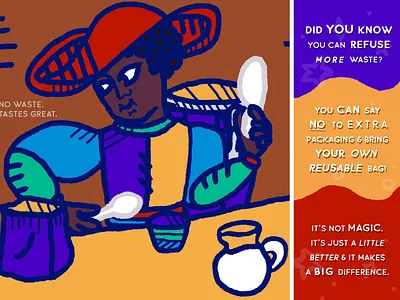 No New Pop Cereal Box Packaging Redesign graphic design no packaging rebound zero waste