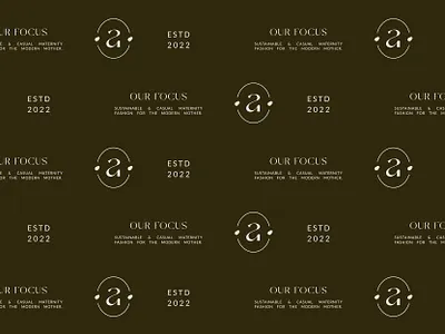 Afore Pattern branding branding and identity design font germany green hamburg logomark olive pattern signet submark typography