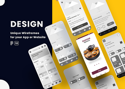 UI Wireframe Designs high fidelity landing page low fidelity product design ui uiux ux wireframe wireframing