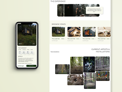 Inena Retreat Concept Design branding retreat ui ux web web design