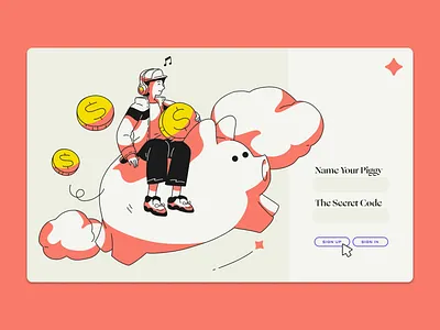 Sign In / Sign Up Screen animation design figma graphic illustration interface log in mockup photoshop register sign in sign up start uiux vector