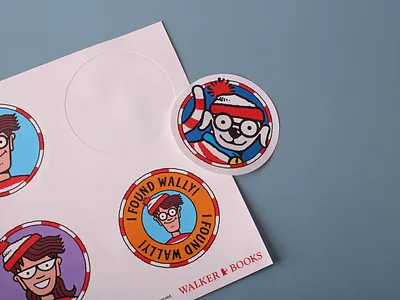 walker books custom stickers uk branding customstickers design multiple cut stickers sticker