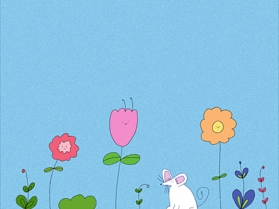 A very friendly flower animation graphic design illustration motion graphics