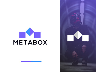 Metabox logo design brand brand identity branding clean logo color colorful logo design gradient graphic design lettermark logo designer logodesign logomark logos m letter logo m logo m tech logo minimalistic logo monogram typography