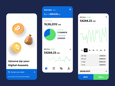 Animating Your User Interface - XD Challenge animation app assets bitcoin digital market sales ui ui design uidesign uiux user interface