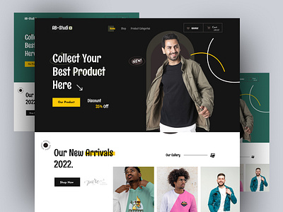 Fashion laning page clothing website design ecommerce landing page ecommerce website design fashion blog fashion homepage fashion landing page fashion ui fashion web design fashion webpage fashion website design man fashion landing page photography landing page trend website design trend2022 trend2023